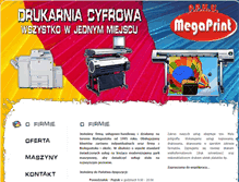 Tablet Screenshot of megaprint.net.pl