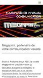 Mobile Screenshot of megaprint.be